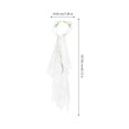 thumbnail image 3 of MasteelfCA Bride Flower Decor Veil Handmade Rattan Garland Veil for Bride Woman Lady (White), 3 of 7