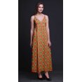 thumbnail image 3 of Bimba Robe Longue d'Été Sans Manches à Imprimé Teinture sur Nœuds pour Femme, Décontractée, Maxi, de Plage - Petit, 3 of 6