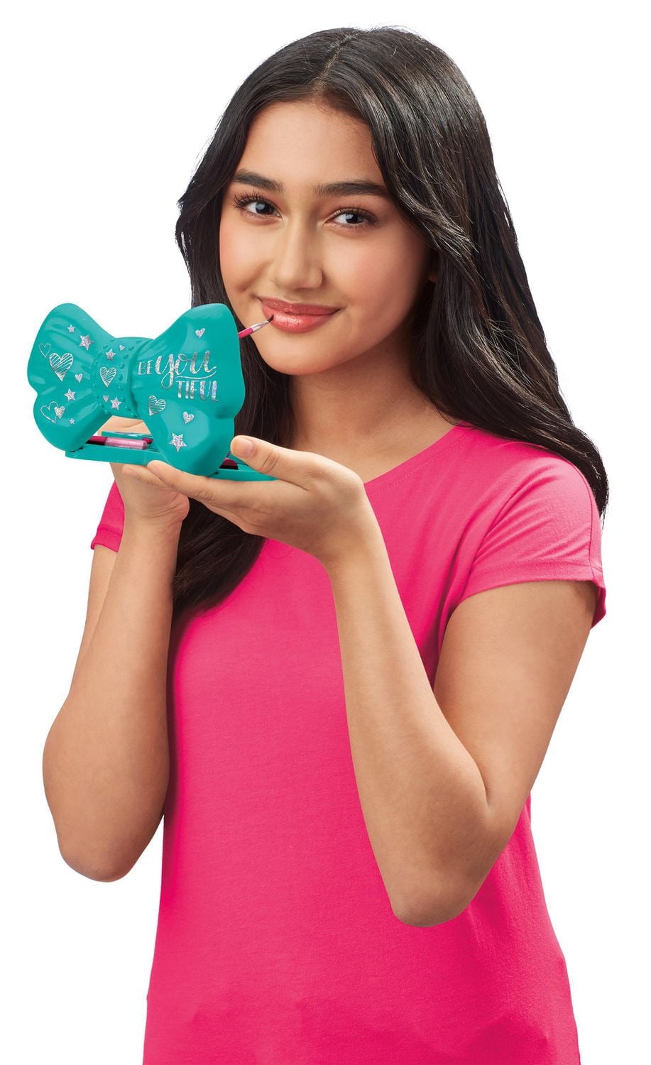 Cra-Z-Art Be Inspired All-in-One Beauty Bow Compact Shimmering Makeup Kit for Kids. Ages 8 and up Unisex. Great Gift for any occasion.