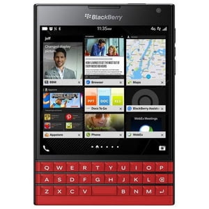 BlackBerry - Passeport GSM 4G LTE avec 32GB Téléphone portable mémoire (déverrouillé) - rouge