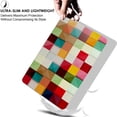 thumbnail image 4 of iPad Mini 7.9 Inch 5 Gen [ Mini 5th Generation 2019 ] A2133 A2124 A2126 MUXH2LL/A MUXF2LL/A MUXG2LL/A Trifold Printed Slim Adjustable Stand Feature Case with TPU Heat Dissipation Back - Color Grid, 4 of 6