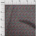 thumbnail image 1 of oneOone Cotton Poplin Fabric Leaves & Floral Block Print Fabric BTY 56 Inch Wide, 1 of 4