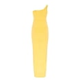 thumbnail image 5 of Fridja Robe Longue d'Été Unie Sans Bretelles pour Femme, Robe Fendue de Plage, Robe de Fête et de Boîte de Nuit, 5 of 5