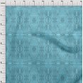 thumbnail image 4 of oneOone Rayon Aqua Blue Fabric Moire Sewing Craft Projects Fabric Prints By Yard 56 Inch Wide, 4 of 4