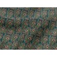 thumbnail image 4 of oneOone Viscose Jersey Fabric Leaves & Floral Block Decor Fabric Printed BTY 60 Inch Wide, 4 of 4