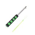 thumbnail image 3 of Lubelski 140/200cm Flag Pole with Lanyard Multi-section Non-slip Handle Comfortable Grip Teaching Pointer Stick Stainless Steel Telescopic Banner Flagpole Tour Guide Flagpole, 3 of 8