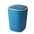 thumbnail image 2 of Silent Opening and Closing Lid Trash Can Bathroom Bedroom Office Dormitory Small Space Living Trash Recycling Bin, 2 of 7
