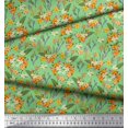 thumbnail image 2 of Soimoi Rayon Fabric Cactus,Leaves & Tropical Flower Floral Decor Fabric Printed Yard 56 Inch Wide, 2 of 3