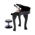 thumbnail image 2 of Qaba Mini Black Electronic Musical Piano, 2 of 5