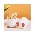 thumbnail image 1 of 1pc Cute Cartoon Eggshell Pen Holder With Large Capacity For Student Desk Stationery Storage, Can Also Be Used As Cartoon Desk Organizer For Makeup Br, 1 of 5