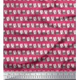 thumbnail image 1 of Soimoi Cotton Poplin Fabric Cat Animal Printed Fabric 1 Yard 42 Inch Wide, 1 of 3