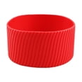 thumbnail image 1 of Dadatutu Manchon en Silicone pour Tasse - Manchon Réutilisable pour Boisson Chaude et Café / Protecteur de Tasse Résistant à la Chaleur, Housse d'Isolation pour Tasse en Verre en Silicone, Manchons de Tasse de 3,1 Pouces de Diamètre pour Boisson Chaude Glacée, Gobelets, 1 of 5