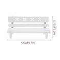 thumbnail image 4 of MasteelfCA Miniature Garden Bench Micro Garden Bench Mini Garden Park Bench Mini House Accessories, 4 of 8