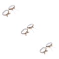 thumbnail image 4 of relayinert Beautiful Womens Lace Flower Leg Garter Belt Rings Exquisite and Charming Brown 33cm 3Set, 4 of 6