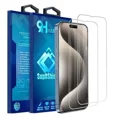 thumbnail image 1 of For iPhone 16 Pro Screen Protector Supershield Anti-Reflective Tempered Glass Protector - 2 Pack, 1 of 5
