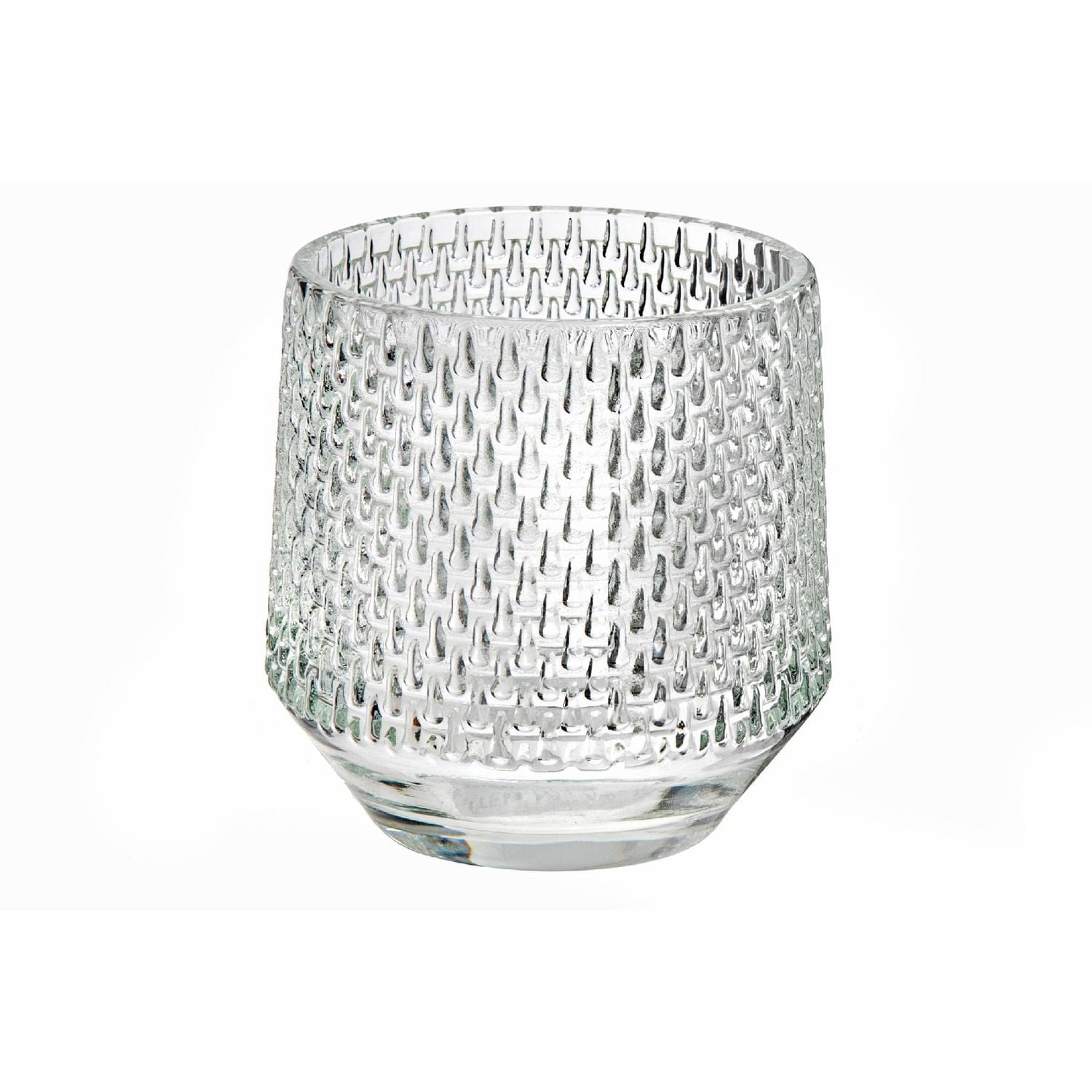 Bougeoir En Verre Rond (Teardrop) - Ensemble De 4
