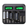 thumbnail image 3 of 8 Slots Intelligent Battery Charger For AA AAA C D Rechargeable Batteries, 3 of 9