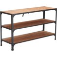 thumbnail image 1 of Serta Overland Media Shelf Wood and Black Metal, 1 of 12
