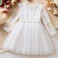 thumbnail image 4 of Cowsor Baby Girl Dress Flower Tulle Party Dresses Princess Pageant Birthday Wedding, 4 of 5