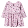 thumbnail image 2 of George Baby Girls' Long-Sleeve Dress, 2 of 2