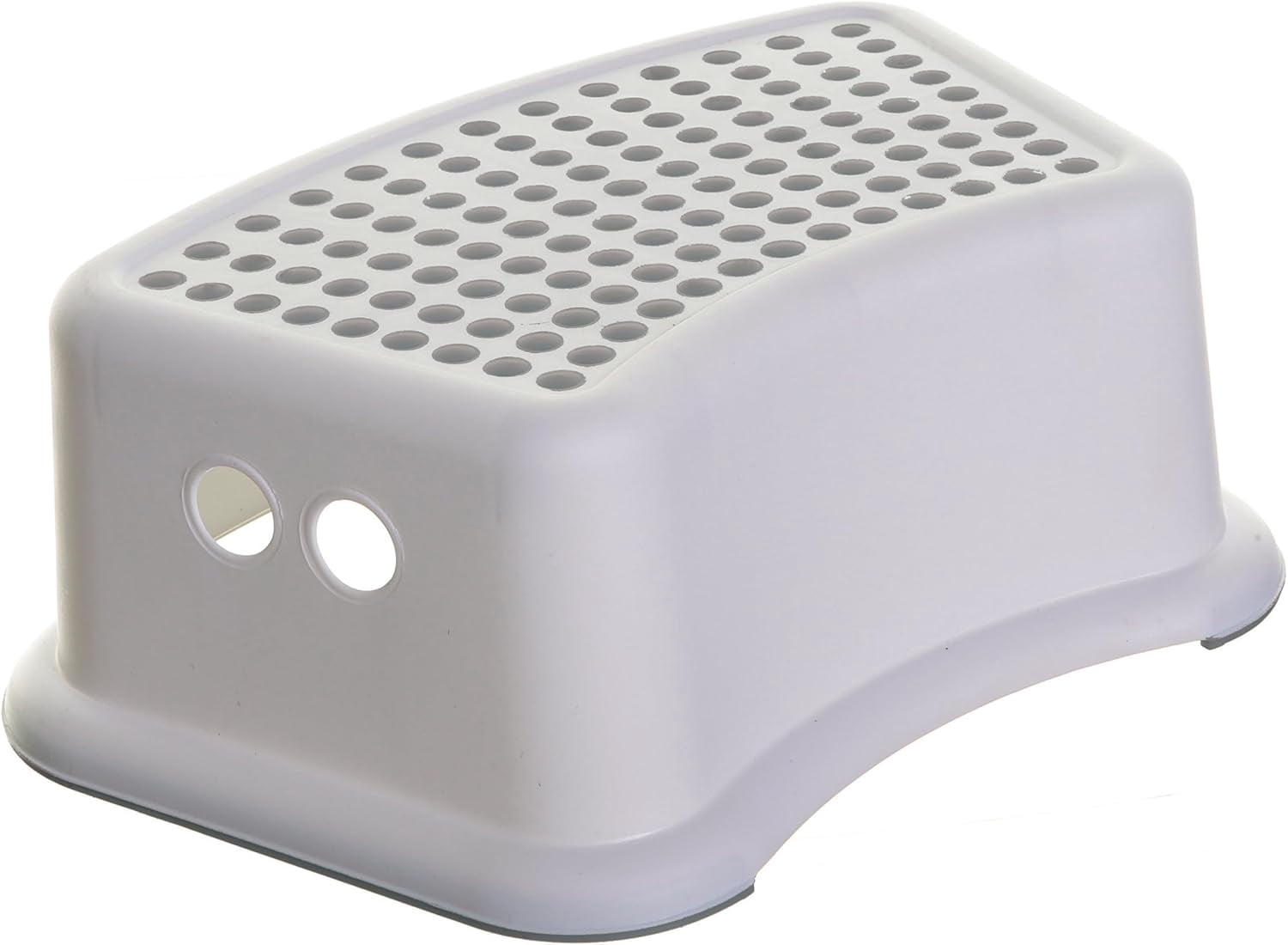 Dreambaby® Step Stool - Grey Dots 18 Months+ | Durable Plastic | Lightweight | Non-slip Base | Slip Resistant