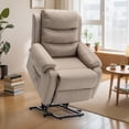 thumbnail image 1 of YSICK Small Power Lift Recliner Chair for Elderly with Remote Control Linen for Living Room,Khaki, 1 of 7