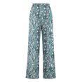 thumbnail image 3 of Pantalon pour Femmes, Pantalon Grand à Cordon pour Femmes à Rayures Tendance Imprimées, 3 of 4