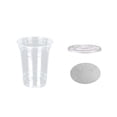 thumbnail image 2 of EGNMCR Disposable Milk Tea Cup Disposable Plastic Cold Drink Cup Fruit Lemon Tea Cup Disposable Commercial High Transparency Coffee Cup 360 Ml Cold drink cup, 2 of 6
