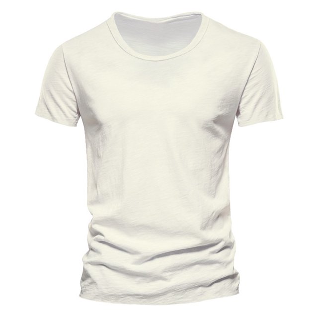 adviicd T-Shirts pour Hommes T-Shirts à Imprimé Graphique Lettre Col Rond Manches Courtes Tee-Shirts Amples Blanc,TTTG