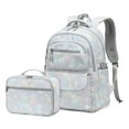 thumbnail image 1 of MesaSe PENGXAING Girls Backpack 2-Piece Set with Thermal Lunch Bag Bookbag with Lunch Bag School Backpack Set Waterproof Large Capacity Backpack Duo, 1 of 10