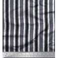 thumbnail image 1 of Soimoi Satin Silk Fabric Stripe Block Print Sewing Fabric Yard 42 Inch Wide, 1 of 3