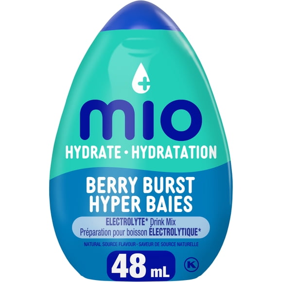 mio Hydrate Berry Burst Electrolyte Drink Mix, 48 mL Bottle