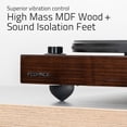 thumbnail image 4 of Fluance RT83 Reference High Fidelity Vinyl Turntable Record Player with Ortofon 2M Red Cartridge, Speed Control Motor, High Mass MDF Wood Plinth, Vibration Isolation Feet - Piano White, 4 of 8