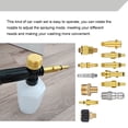 thumbnail image 3 of Car Wash Foamer 600ML Foam Spray Bottle Water-saving Adjustable Adapter Car Nozzle Adapter, Adapter Replacement for Huter, 3 of 8