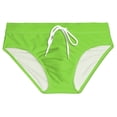 thumbnail image 3 of Men's Hawaii Soft Swimming Trunks - Triangle Swimsuit - Lace Up - Beach/Seaside - Polyester Spandex - S-XXL, 3 of 4