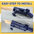 thumbnail image 4 of Flexible Paint Brush Extender Multi-Angle Portable Paint Roller Extension Clamping Tool for Threaded and Locking Poles, 4 of 6