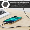 thumbnail image 3 of 40W Power Station with 3 USB & 1 PD Ports for All Devices Compact Universal Charger, 3 of 5