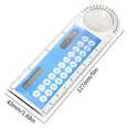 thumbnail image 3 of 3-in-1 10cm Solar Ruler Calculator Multifunctional Large Display Screen Mini Solar Card Ruler Calculator, 3 of 5