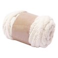 thumbnail image 3 of Chunky Wool Yarn Washable Handcrocheted Weight Yarn for Bed Craft beige white, 3 of 8