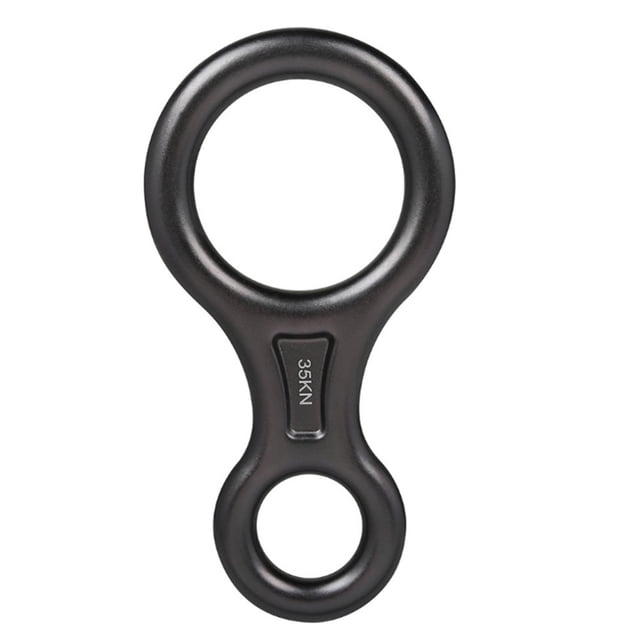 QJXSH Figure 8 Rock Climbing Descender Ring Outdoor Mountaineering Equipment