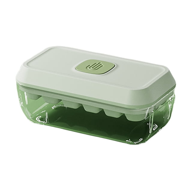 Bac avec Couvercle Grande Capacité en Silicone pour Glaçons Parfaits et Cubes