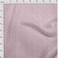 thumbnail image 4 of oneOone Velvet Light Pink Fabric Leaves Fabric For Sewing Printed Craft Fabric By The Yard 58 Inch Wide, 4 of 5