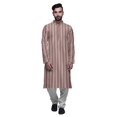 thumbnail image 1 of Atasi Ensemble Kurta-Pyjama Long en Coton pour Hommes, Kurta-Pyjama Décontracté de Designer, Vêtements, 1 of 5