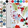 thumbnail image 1 of iPad Mini 7.9 Inch 5 [ Mini 5th Generation 2019 ] A2133 A2124 A2126 MUXH2LL/A MUXF2LL/A MUXG2LL/A Trifold Printed Slim Adjustable Stand Feature Case with TPU Heat Dissipation Back - Birds & Flowers, 1 of 8