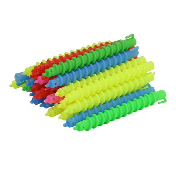 26Pcs Spiral Hair Perm Rod Spiral Rod Barber Hairdressing Hair Roller Curling Curler Hairdressing Maker Styling Tool for Women and Girls Mixed Colors