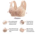 thumbnail image 4 of Yuyuzo Womens Front Closure Bras Seniors Wireless Beauty Back Full Coverage Comfor Easy Close Bras, 4 of 6