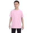thumbnail image 1 of Hanes 54500 Youth Tagless T-Shirt - Pale Pink - Small, 1 of 1