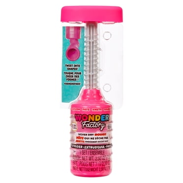 Wonder Factory Never Dry Dough Extruder – Pink