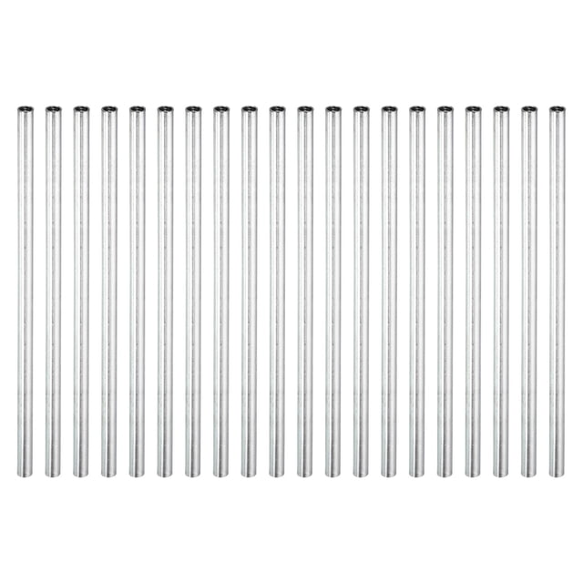 Unique Bargains Écrou d'Accouplement Rond M4x0,7 Mm 120mm Fileté Connecteur Tige Tige Tube Goujon 20 Pack