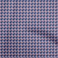 thumbnail image 1 of oneOone Viscose Jersey Blue Fabric Houndstooth Craft Projects Decor Fabric Printed By The Yard 60 Inch Wide, 1 of 4